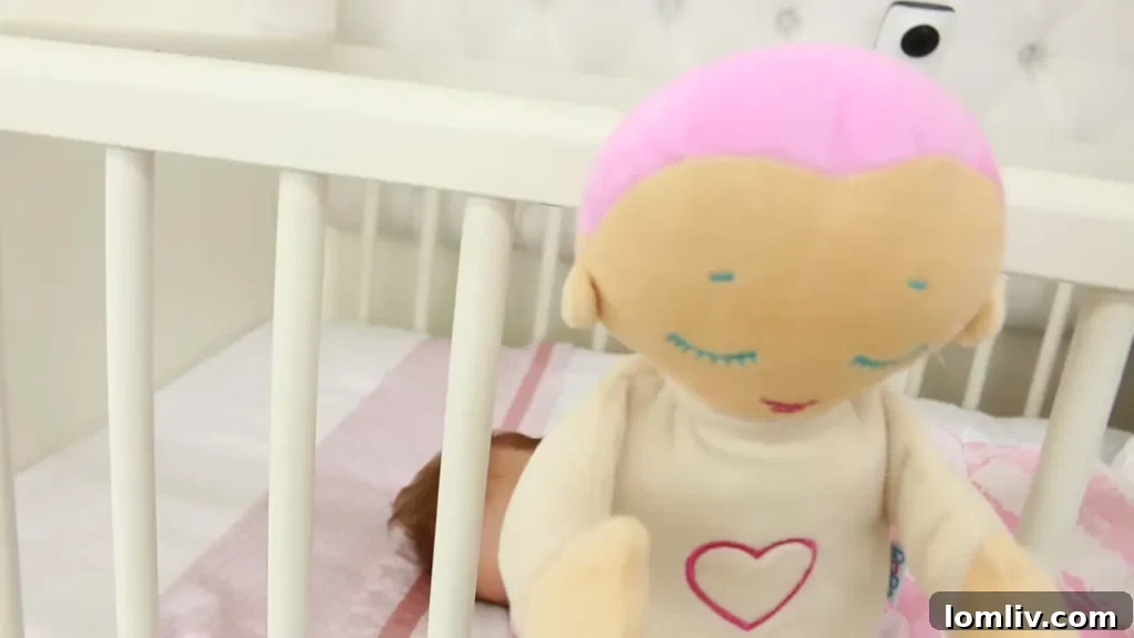 62 Lucrative Products Dominating 2024 Sales 54 A baby sleeping soundly with a gentle sleep aid device nearby