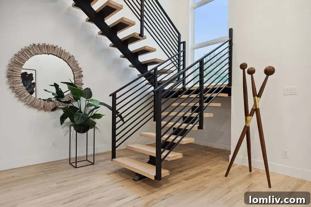 Dallas Designer Adriana Meyer Unveils Her Fabulous New Masterpiece 3 Modern Dallas home exterior with contrasting stone facade and large windows