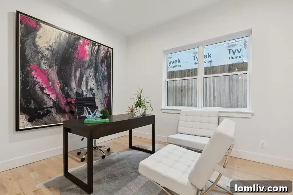Dallas Designer Adriana Meyer Unveils Her Fabulous New Masterpiece 10 Luxurious primary bathroom with a spacious walk-in shower and dual vanities