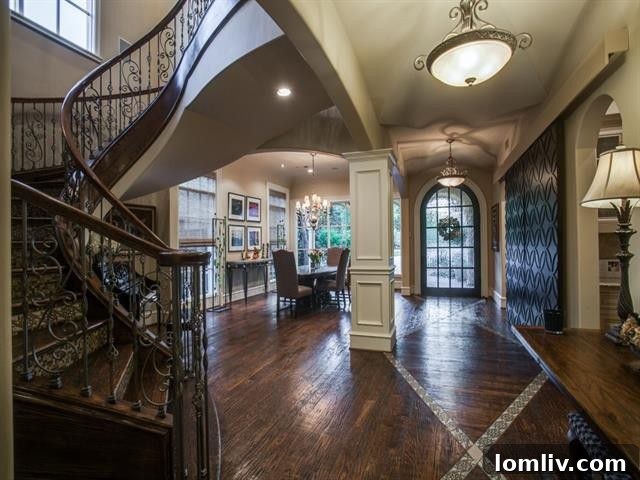 Stately University Park estate with mature landscaping and elegant architecture