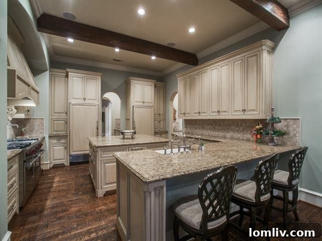 Elegant master bedroom with coved ceiling and abundant natural light