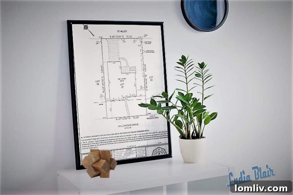 Home seller looking at a property survey document, illustrating real estate transaction complexities.