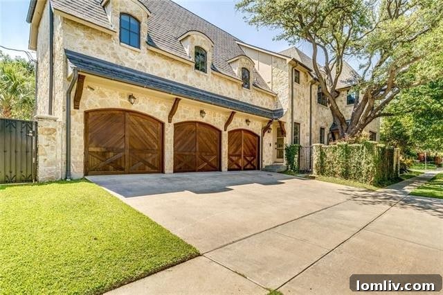French Eclectic Home Landscape