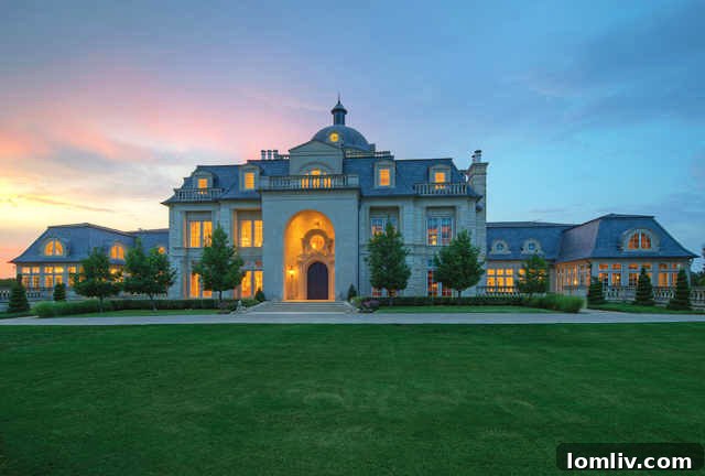 Champ d'Or luxury estate exterior in North Texas