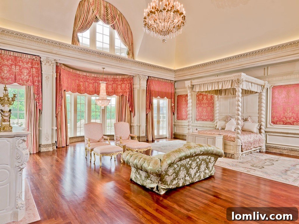 Grand entrance and foyer of Champ d'Or with staircase