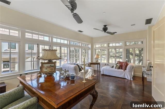 Game room or recreation area in basement