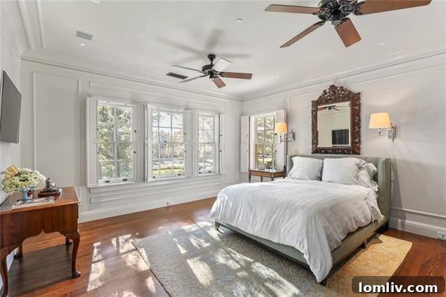 Double vanity in master bathroom