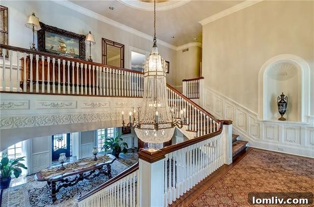 Interior view showcasing the unique features of the mansion