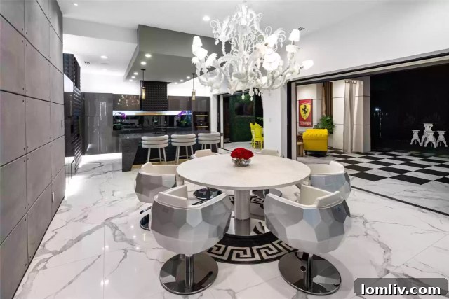 The Tron House: Futuristic Interior Details