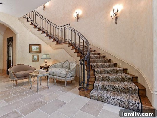 Troy Aikman Trades Highland Home for Tatum-Brown Masterpiece on Normandy 5 3801 Normandy Foyer