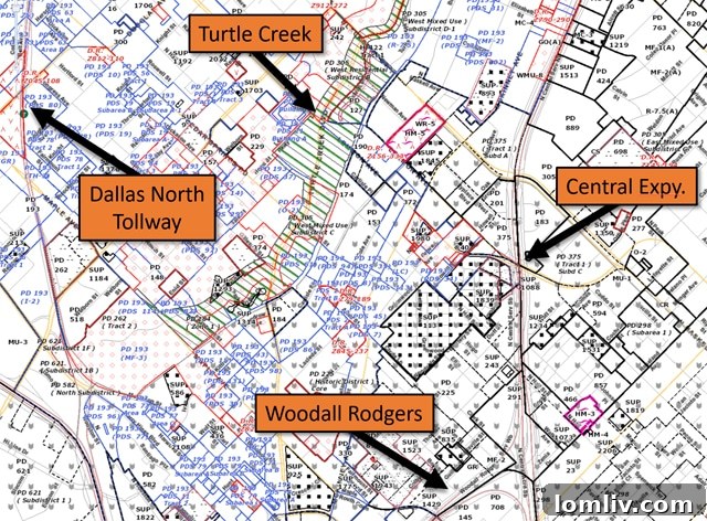 Dallas zoning map