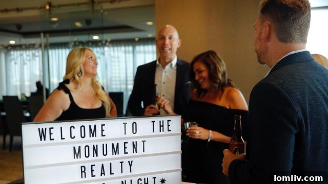 Monument Realty branding, focusing on luxury and local presence