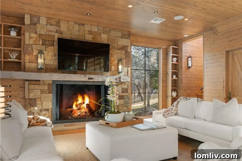 Luxury Ranch Interior Living Space