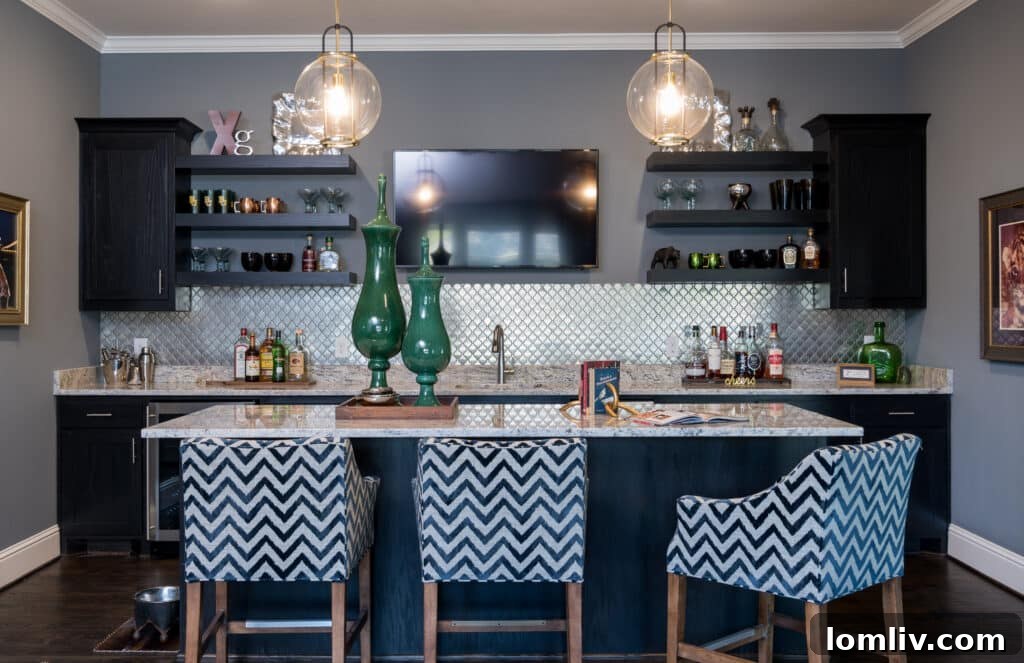 Geometric Grace The Three Faces of Zigzag in Interior Decor 3 Interior design with chevron pattern rug and chairs