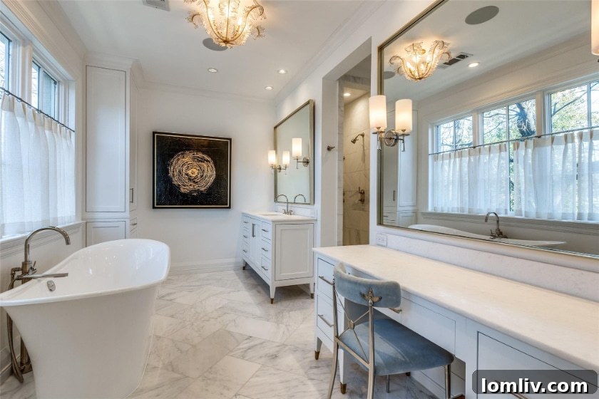 Opulent Primary Shower Area