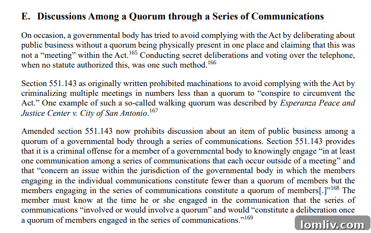 Dallas in Disarray: Manager's Exit Exposes Community Anger and Lingering Shadows 3 Texas Open Meetings Act handbook