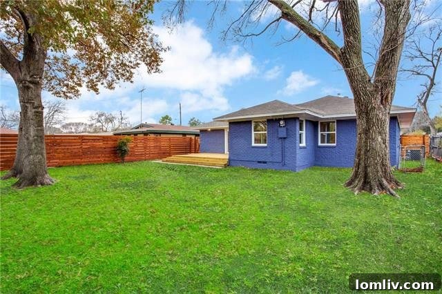 A Blue House For Keeps 26 Final view of the stunning mid-century modern home at 10208 San Lorenzo Drive, a true East Dallas gem