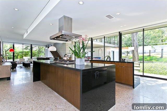Modern Dining Area Leading to Outdoor Deck