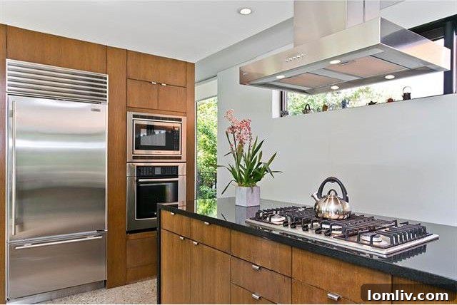 Sleek Contemporary Kitchen Design with Island