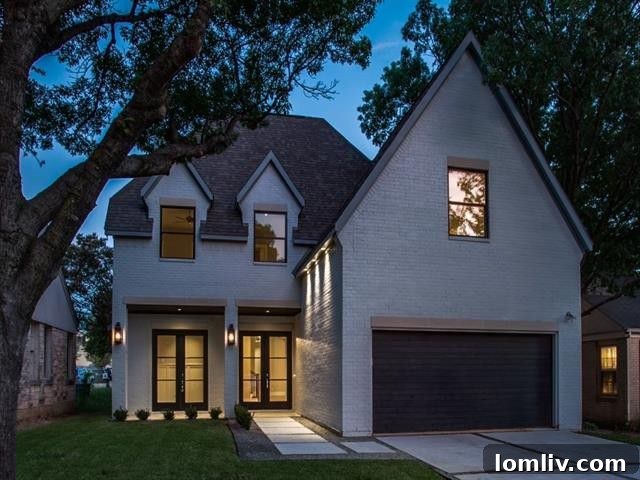 Bluffview Wonders: Save The Date 8 Striking contemporary new construction home exterior