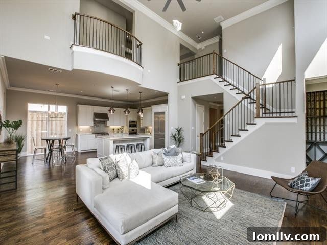 Bluffview Wonders: Save The Date 10 Spacious open-concept living area with abundant natural light