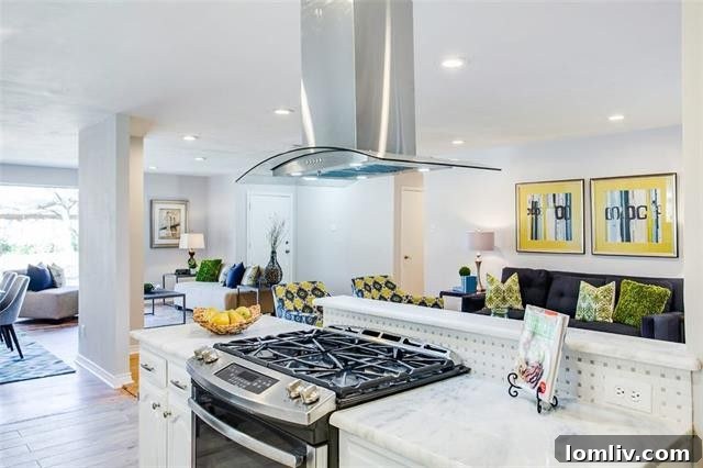 Detail of Shadow Storm Quartzite Countertops in Kitchen