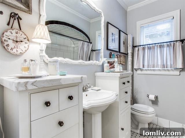 Playful and inviting children's bathroom