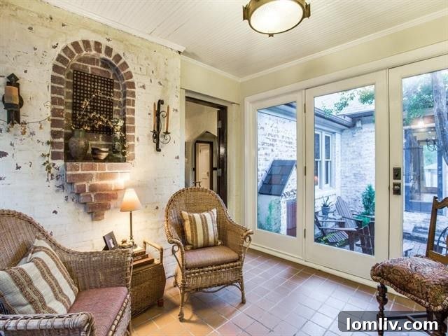 Hallway leading to the renovated living spaces