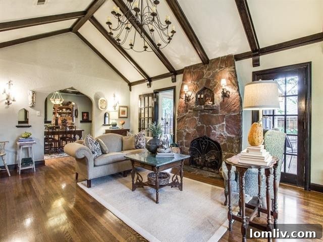 Interior view showcasing a blending of old and new design elements