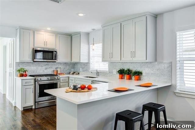 Updated Kitchen with Breakfast Bar