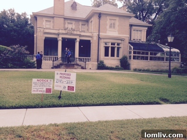 The historic Aldredge House, an essential part of Dallas's architectural heritage, standing proudly in the Swiss Avenue Historic District.