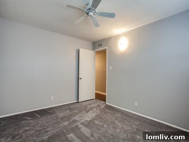 Open Living Space Connecting to Dining Area