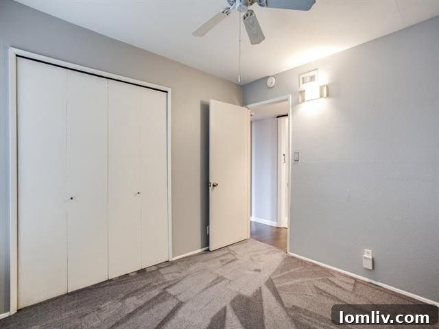 Hallway Leading to Bedrooms and Bath