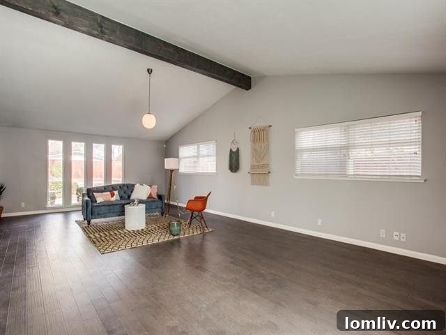 Modern Stone Fireplace Surround and New Pella Sliding Door