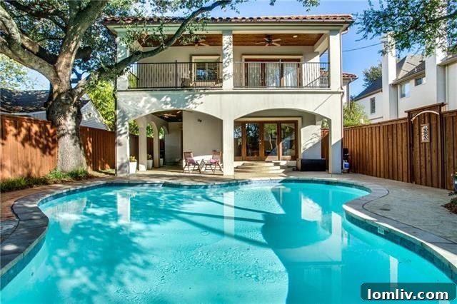 Beautifully Landscaped Backyard with Renovated Pool