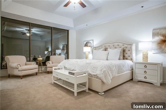 Upper Level Bedroom with Panoramic City Views