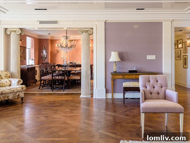Luxurious dining area with sophisticated decor at 3525 Turtle Creek #7AB
