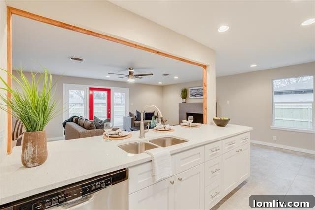 Guest Bathroom with Stone Countertop