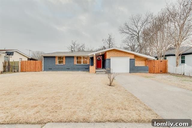 East Dallas Home Exterior with Cedar Accents