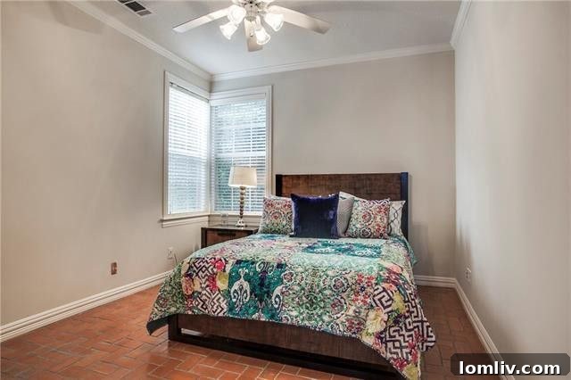Comfortable and private bedroom within the guest house