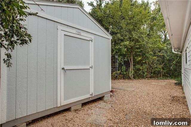 Convenient Tuffshed storage pod for additional outdoor storage needs