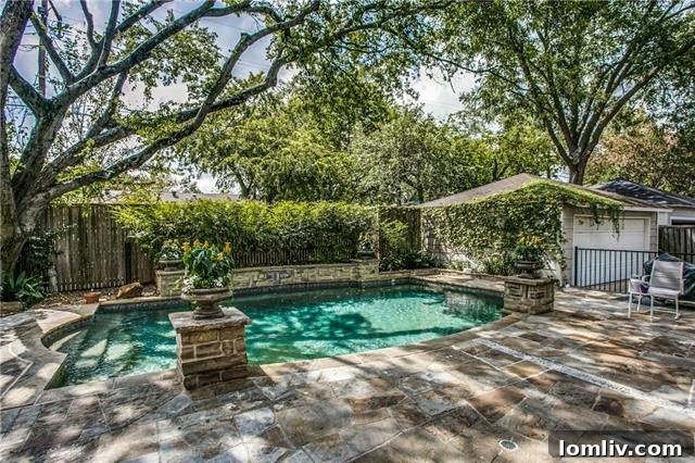 Private Backyard Oasis with Swimming Pool and Patio