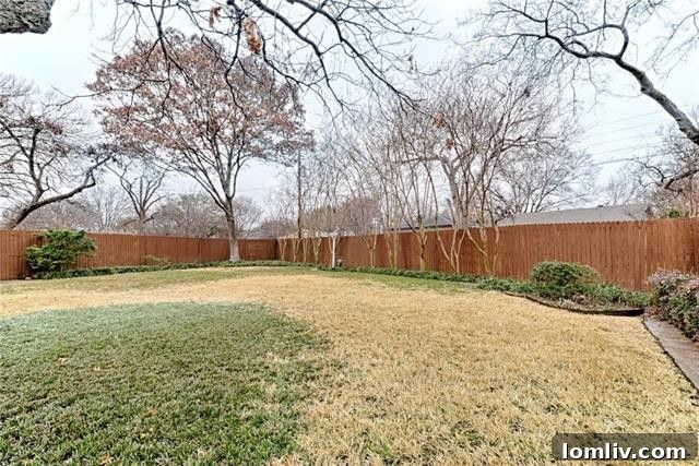 Contemporary Golf Course Elegance at Bent Tree Royal Headlines Our Dallas Open Houses 17 Backyard View from Renovated Buckner Terrace House