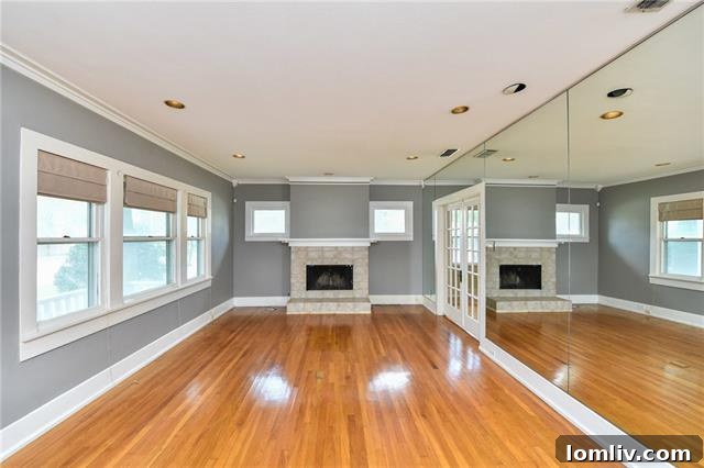 Inviting Living Room with Hardwood Floors