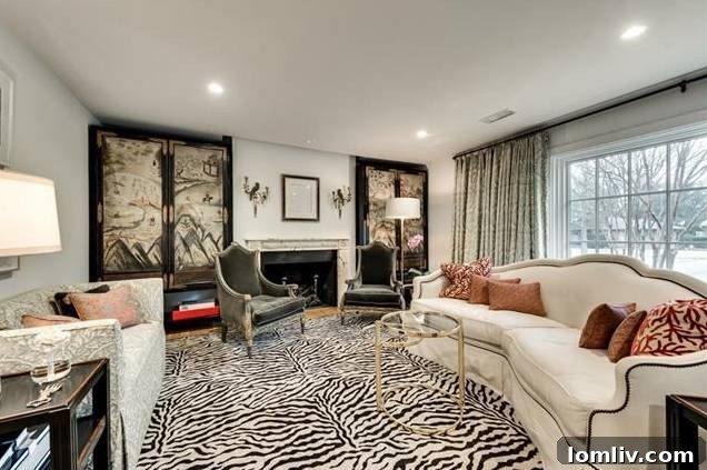Spacious interior with hardwood floors and ample natural light
