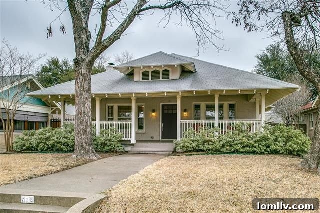 Junius Heights Craftsman Home Exterior