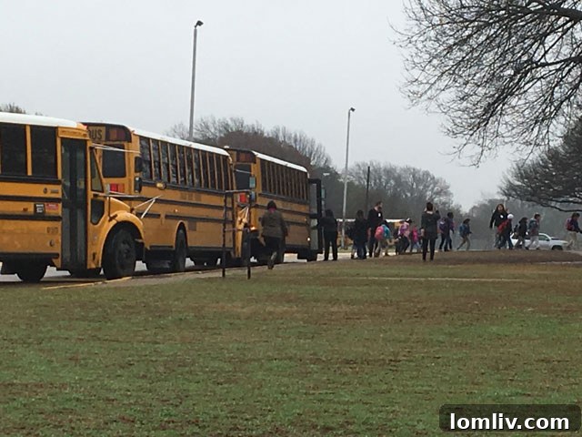 Foster Elementary School students evacuated to Cary Middle School following a gas explosion in Dallas