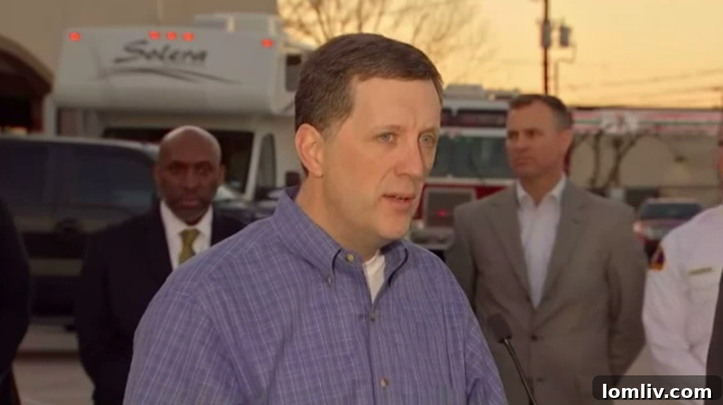 Atmos Energy senior vice president of utility operations David Park explains the repair process.