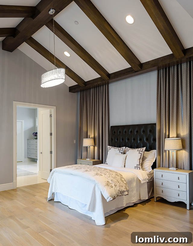 Luxurious master bedroom sitting area