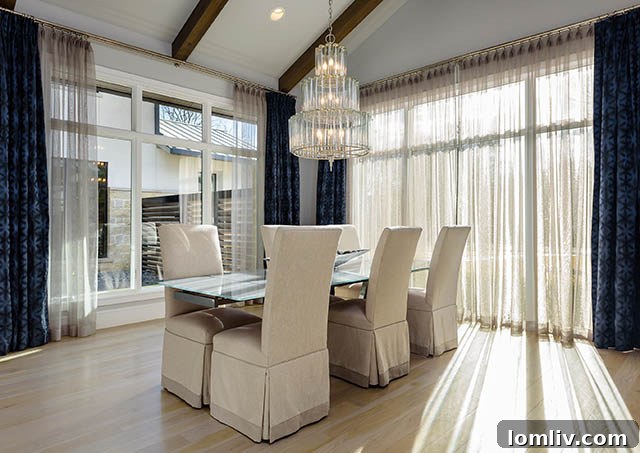 Rift-cut white oak hardwood floors in luxury home